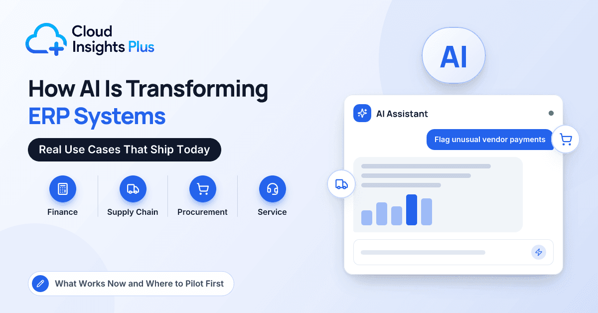 How AI Is Transforming ERP Systems: Real Use Cases
