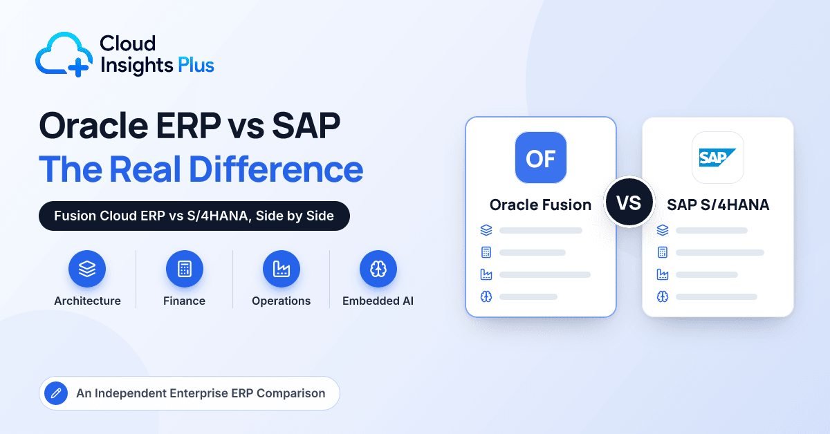 Oracle ERP vs SAP – What’s the Real Difference?