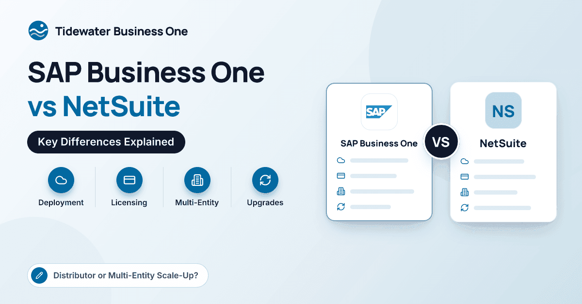 SAP Business One vs NetSuite – Key Differences Explained
