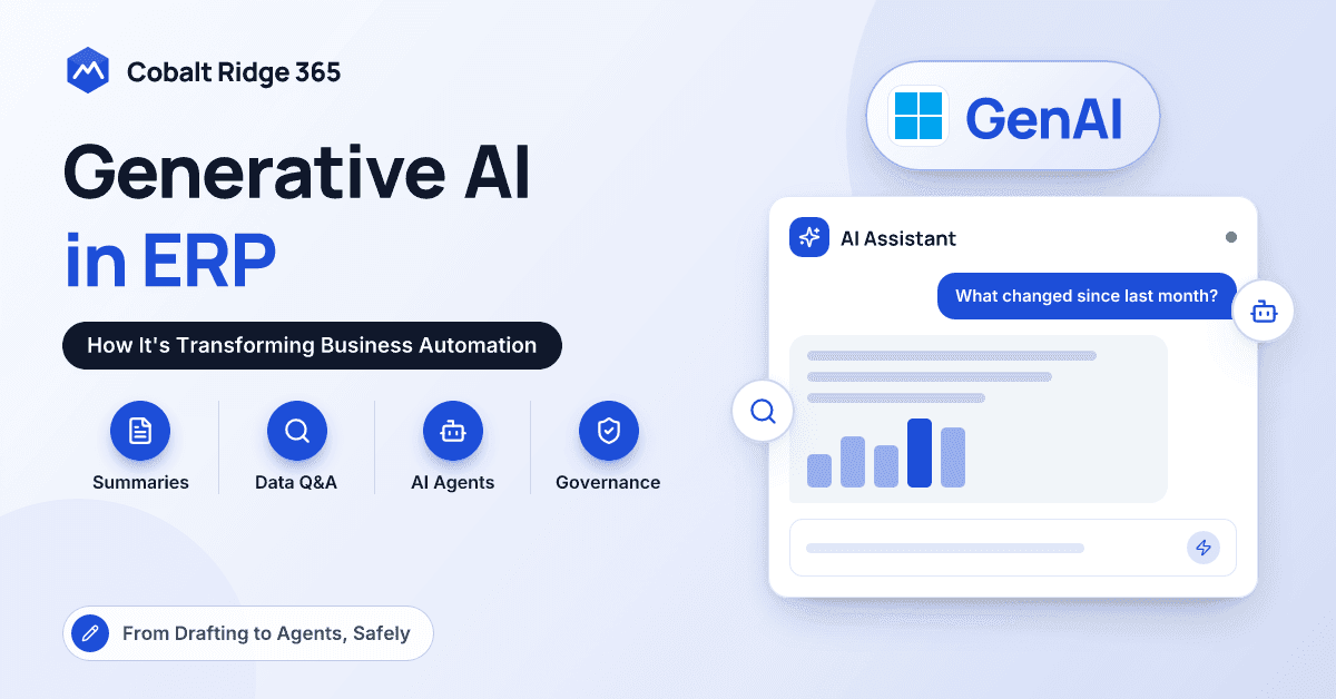 Generative AI in ERP: How It’s Transforming Business Automation
