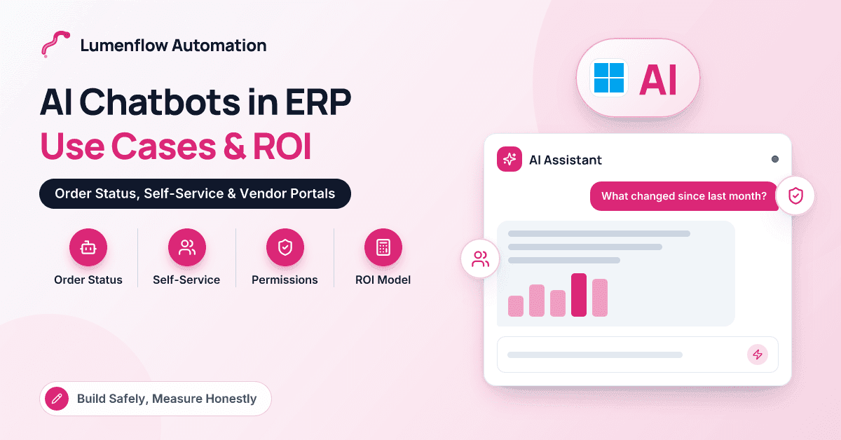 AI Chatbots in ERP: Use Cases, Benefits & ROI