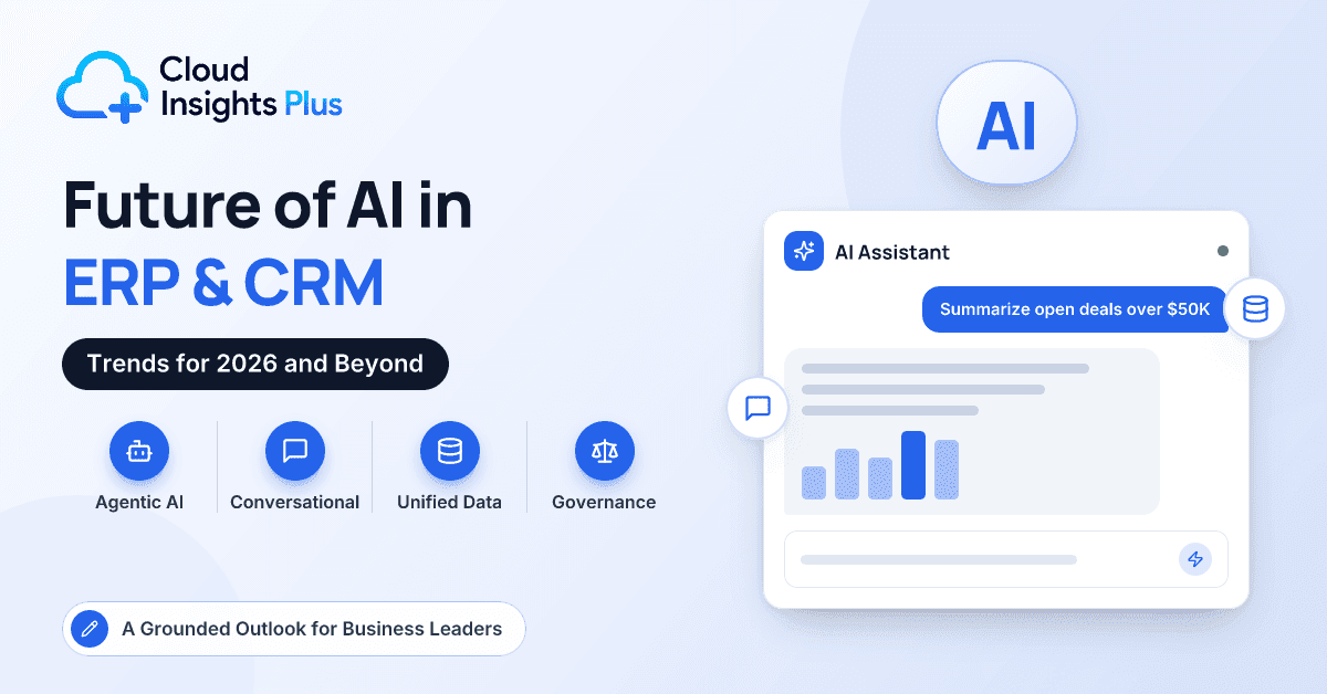 Future of AI in ERP & CRM: Trends for 2026 and Beyond