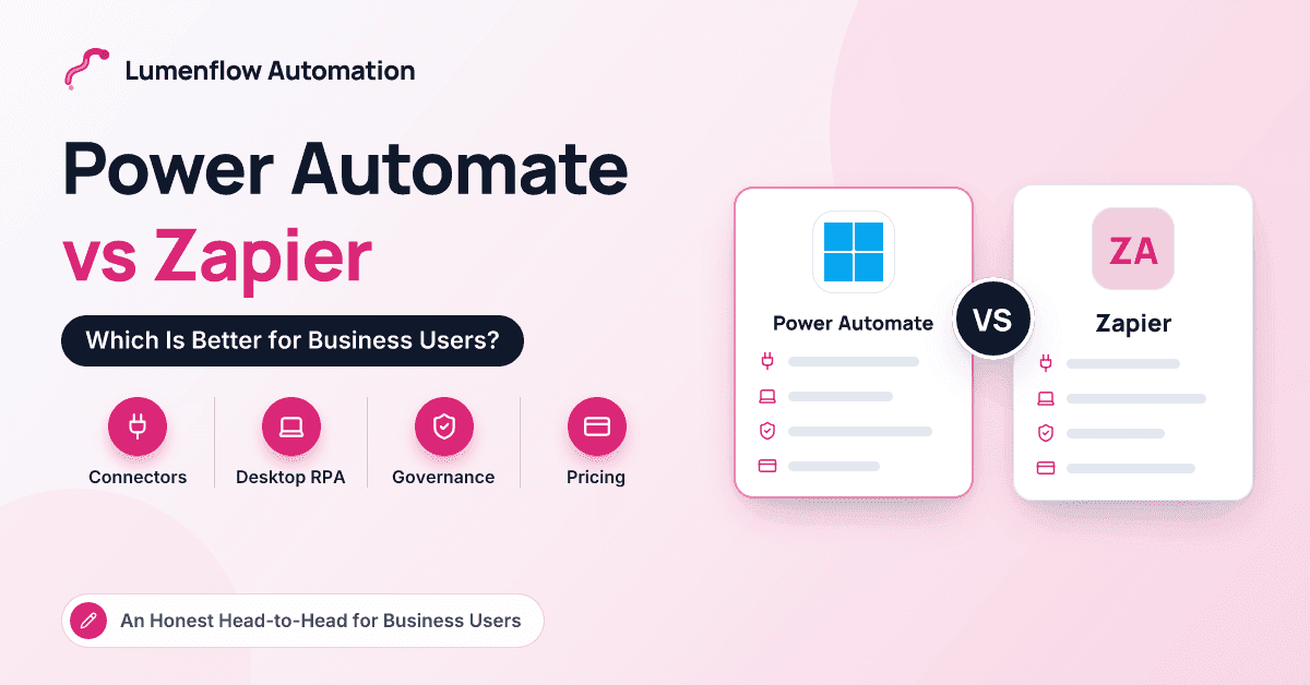 Power Automate vs Zapier – Which Is Better for Business Users?